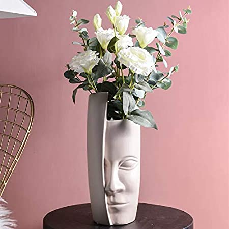 Photo 1 of 
Click image to open expanded view



Face Vase Head Vase Modern Plastic  Flower Plant Holder Home Decoration Table Center Piece  **GREEN** not White