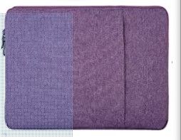 Photo 1 of Laptop Sleeve Bag and Case Compatible with MacBook Air/Pro Retina, 13-13.3 inch Heather Purple 