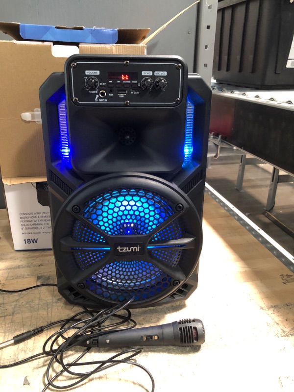 Photo 1 of TZUMI 18W TZUMI MEGA BASS Portable Bluetooth SPK With Microphone 