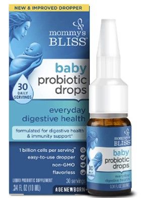 Photo 1 of Best Use By 01/2024
Mommy's Bliss Baby Probiotic Drops Everyday - Gas, Constipation, Colic Symptom Relief - Newborns & Up - Natural, Flavorless, 0.34 Fl Oz