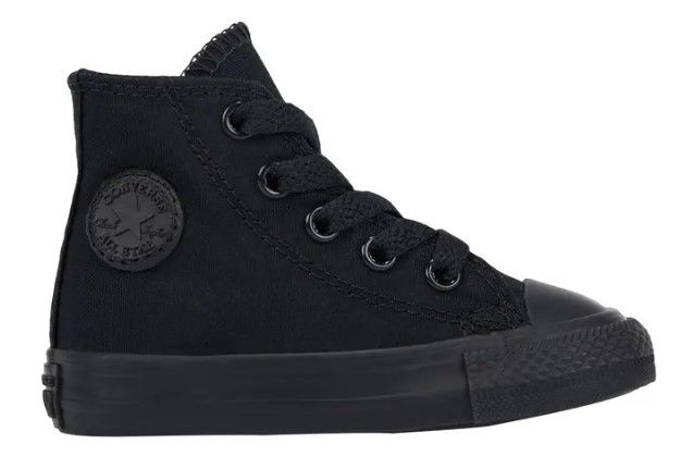 Photo 1 of Converse Infant Chuck Taylor All Star Hi Shoe (Black, Size 7 US)