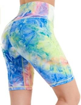Photo 1 of SIZE: S / iniber Women's Biker Shorts WITHOUT Pockets 8" High Waist Workout Yoga Spandex Athletic Shorts for Running
