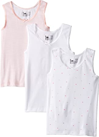 Photo 1 of 3-Pack Scoopneck Undershirt 100% Combed Cotton-Pink/White (SIZE XL)