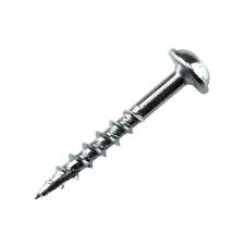 Photo 1 of #8 1-1/4 in. Square Maxi-Loc Head Coarse Zinc-Plated Steel Pocket-Hole Screw (100-Pack) (3 CASES)
