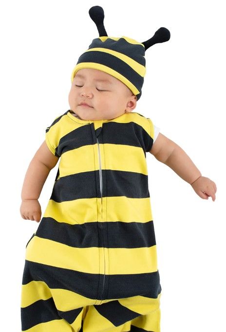 Photo 1 of BUMBLE BEE COTTON WEARABLE BLANKET
LARGE 2T