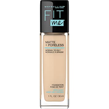 Photo 1 of 3pcks of Maybelline New York Fit Me Matte Plus Poreless Foundation, Light Beige, 1 Fluid Ounce
