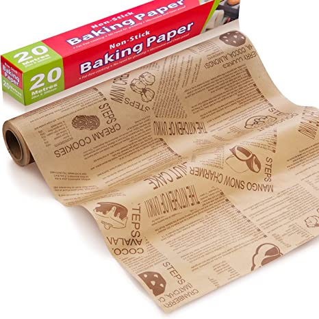 Photo 1 of 2PCKS OF Parchment Paper For Baking, Ceephouge High Temperature Resistant, Waterproof And Greaseproof Baking Paper - Unbleached Parchment Paper Roll For Wrap Cooking, Grilling, Air Fryer And Steaming (Brown)
