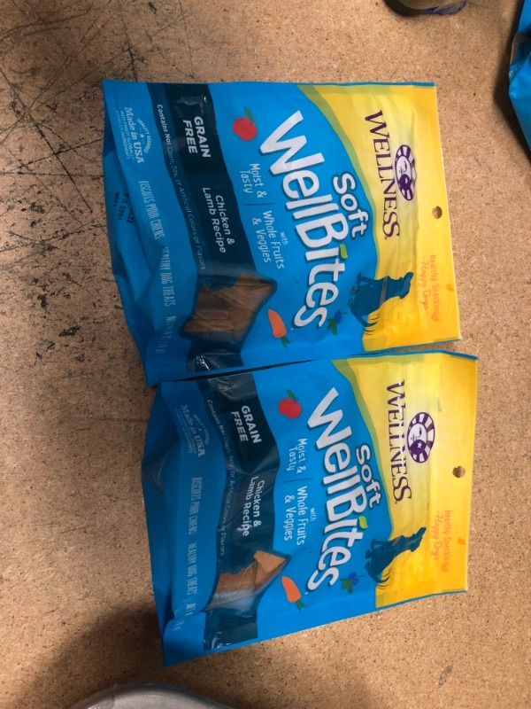 Photo 2 of **BEST BUY DATE:07/25/2022**NON REFUNDABLE**Wellness Rewarding Life Soft & Chewy Dog Treats 2 bags 

