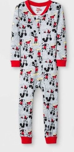 Photo 1 of 2 Toddler Boys' Mickey Mouse Snug Fit Union Suit - Gray
SIZE 3T

