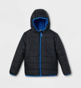 Photo 1 of Boys' Reversible Puffer Jacket - Cat & Jack™
SIZE XS(4/5)