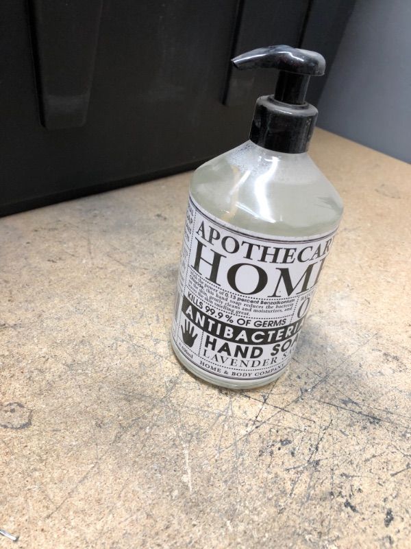 Photo 2 of **EXPIRE DATE:12/2021** NON REFUNDABLE**21.5 oz. Lavender Sage Home Apothecary Hand Soap 21.5 oz. Lavender Sage Home Apothecary Hand Soap
