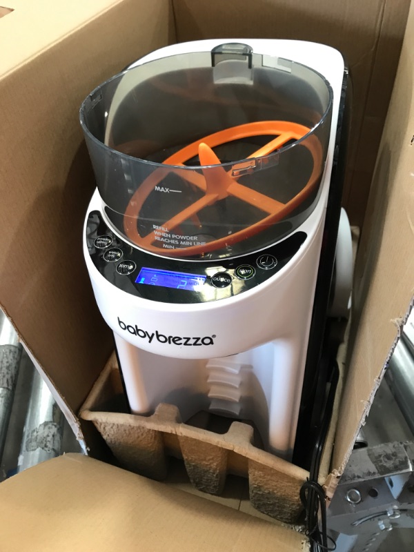 Photo 2 of New and Improved Baby Brezza Formula Pro Advanced Formula Dispenser Machine - Automatically Mix a Warm Formula Bottle Instantly - Easily Make Bottle with Automatic Powder Blending
