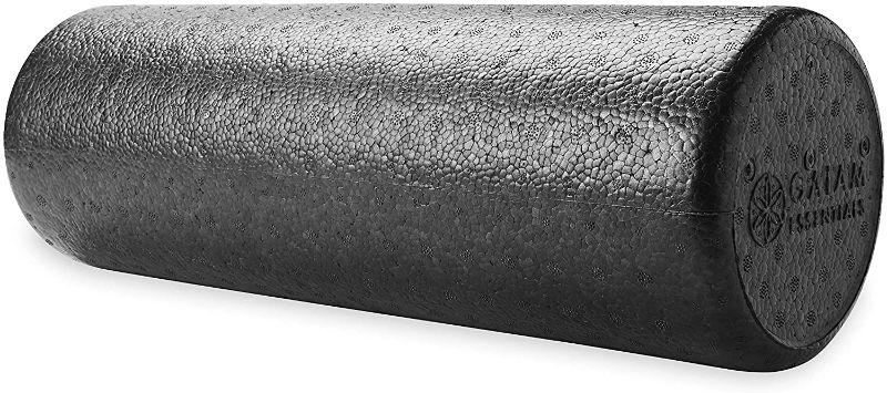 Photo 1 of Gaiam Essentials Foam Roller, High Density Firm Deep Tissue Muscle Massager for Back Pain & Sore Muscles
