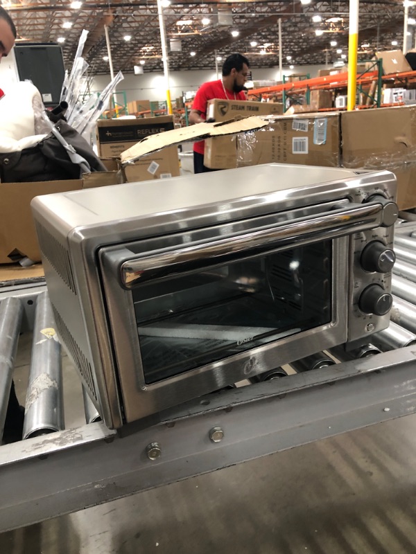 Photo 2 of Oster Compact Countertop Oven With Air Fryer, Stainless Steel
