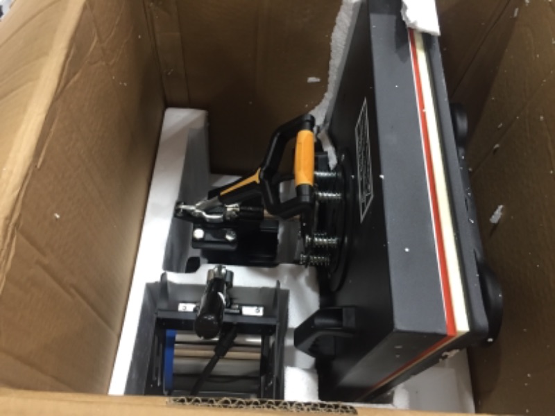 Photo 1 of VEVOR Heat Press 15X15 Inch Heat Press Machine 5 in 1 Digital Multifunctional Sublimation T-Shirt Heat Press Machine for T Shirts Hat Mug Cap Plate
