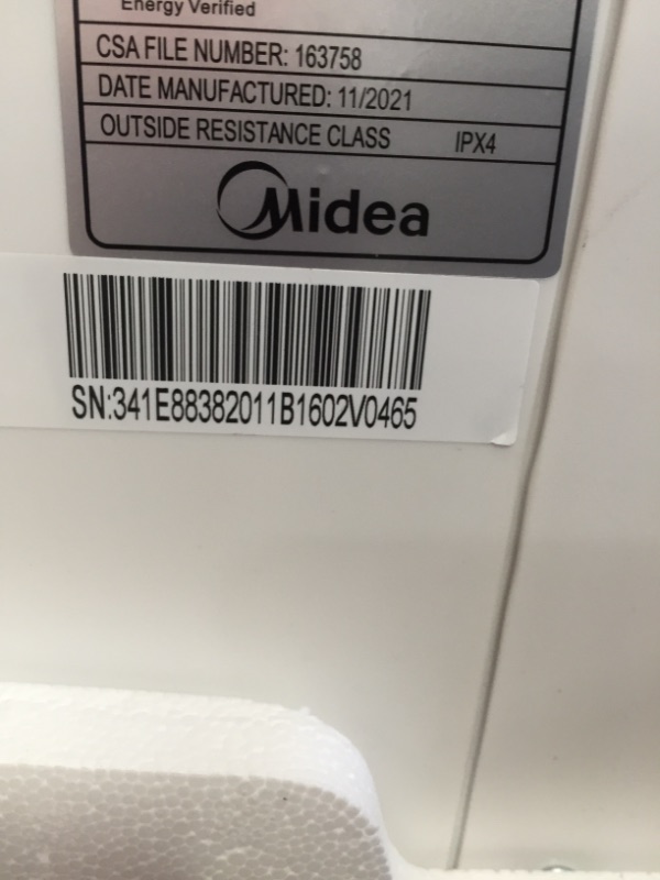 Photo 4 of Midea 8,000 BTU Smart Inverter U-Shaped Window Air Conditioner, 35% Energy Savings, Extreme Quiet, MAW08V1QWT
