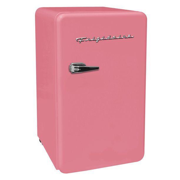 Photo 1 of Frigidaire 3.2 cu ft Single Door Retro Compact Fridge EFR372, Pink
