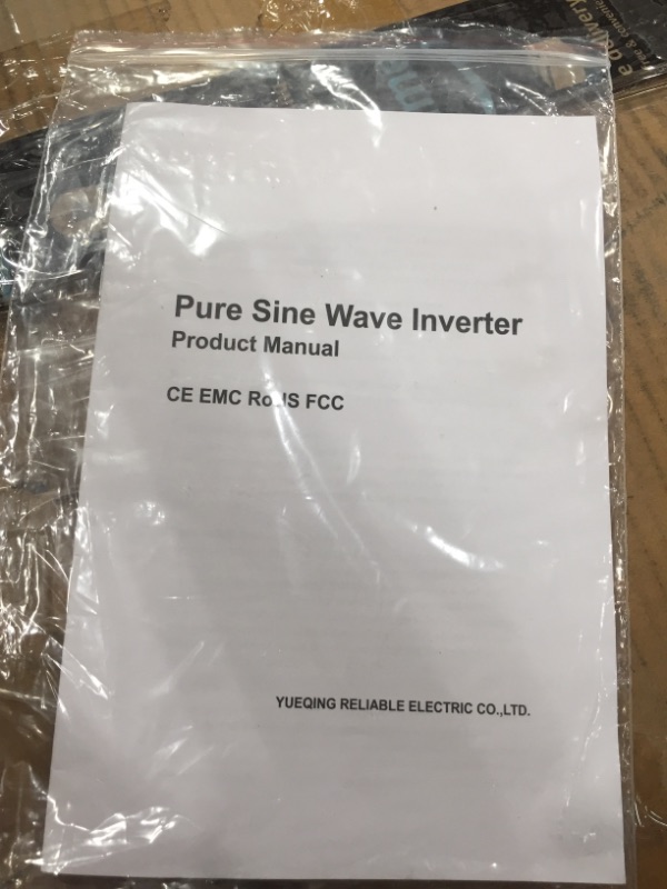 Photo 3 of WZRELB 3000watt Pure Sine Wave Inverter 12V DC to 120V AC 60HZ with LED Display Wireless Remote Controller Car Inverter Generator (RBP300012VCRT)
