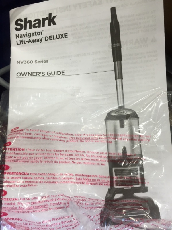 Photo 4 of Shark Navigator Lift-Away Deluxe Upright Vacuum - NV360
