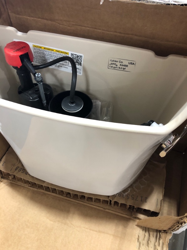 Photo 3 of KOHLER Wellworth 1.6 GPF Single Flush Toilet Tank Only in White