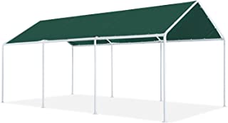 Photo 1 of (DAMAGED POLE ENDS; TORN MATERIAL)
ABCCANOPY 10x20 FT Carport Garage Car Boat Shelter Party Tent,Forest Green