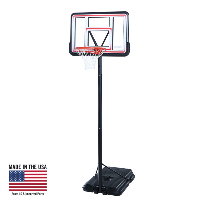 Photo 1 of (BENT POLE ENDS)
Lifetime 44" Pro Court Portable Basketball System, 1269
