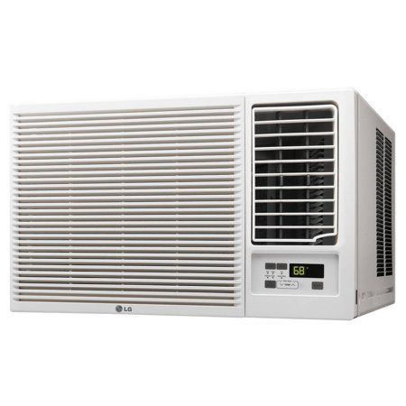 Photo 1 of LG 12000 BTU 208V/230V Window Air Conditioner W/ 11200 BTU Electric Heater & Remote Control - LW1216HR
