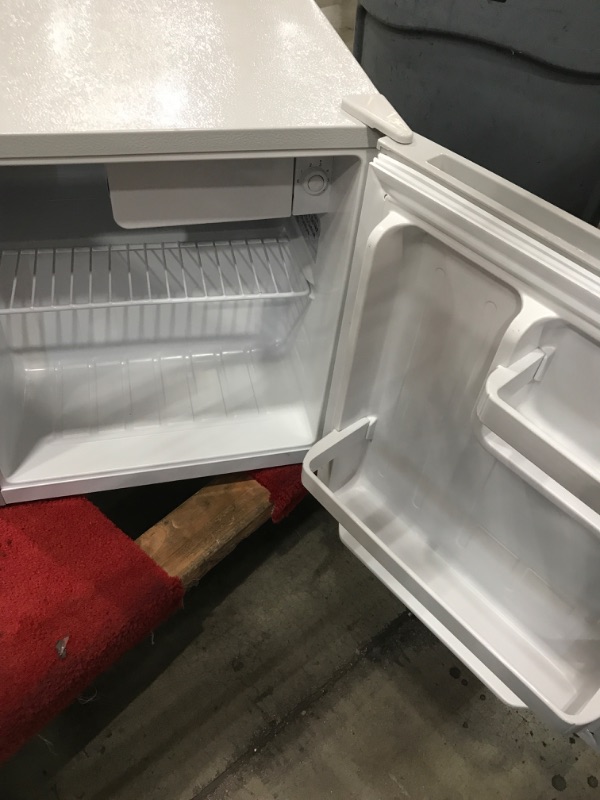 Photo 7 of **NOT FUNCTIONAL** Frigidaire EFR176-MOONBM 1.6 cu ft Moonbeam Retro Fridge with Side Bottle Opener. for The Office, Dorm Room or Cabin
