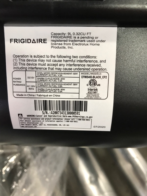 Photo 4 of Frigidaire Portable Retro 12-Can Mini Cooler, EFMIS462, Black
