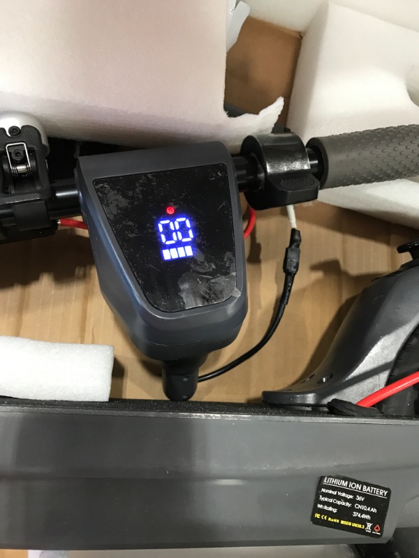 Photo 2 of FIDICO Electric Scooter, 350W Brushless Motor, 10’’ Solid Tires, Up to 18 MPH & 20 Miles Range, Folding Commuter Electric Scooter for Adults
