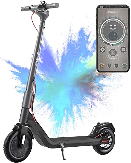 Photo 1 of FIDICO Electric Scooter, 350W Brushless Motor, 10’’ Solid Tires, Up to 18 MPH & 20 Miles Range, Folding Commuter Electric Scooter for Adults
