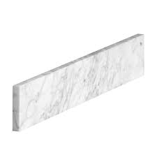 Photo 1 of 21 in. Marble Sidesplash in Carrara
