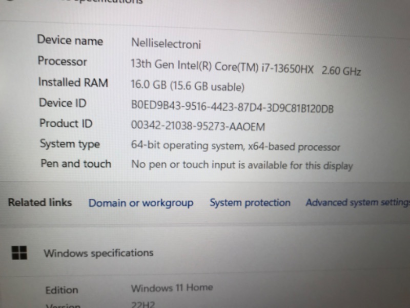 Photo 4 of ASUS ROG Strix G16 (2023) Gaming Laptop, 16” 16:10 FHD 165Hz, GeForce RTX 4060, Intel Core i7-13650HX, 16GB DDR5, 512GB PCIe SSD, Wi-Fi 6E, Windows 11, G614JV-AS73,Eclipse Gray