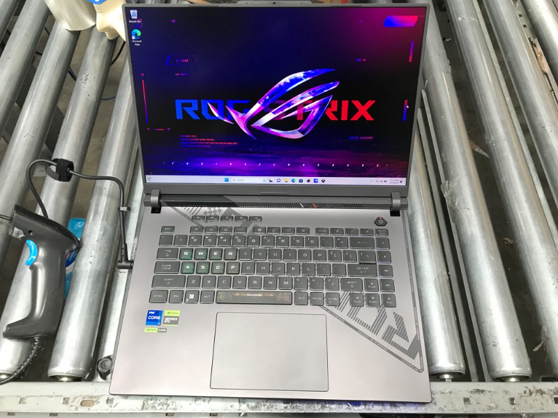 Photo 2 of ASUS ROG Strix G16 (2023) Gaming Laptop, 16” 16:10 FHD 165Hz, GeForce RTX 4060, Intel Core i7-13650HX, 16GB DDR5, 512GB PCIe SSD, Wi-Fi 6E, Windows 11, G614JV-AS73,Eclipse Gray