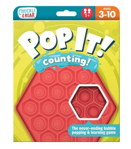 Photo 1 of Chuckle & Roar Pop It! Counting Educational Travel Game 6-pack 

