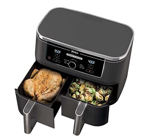 Photo 1 of Ninja Foodi 6-in-1 10-qt. XL 2-Basket Air Fryer with DualZone Technology. Basket Air Fryer with 2 Independent Frying Baskets, Match Cook & Smart Finish
