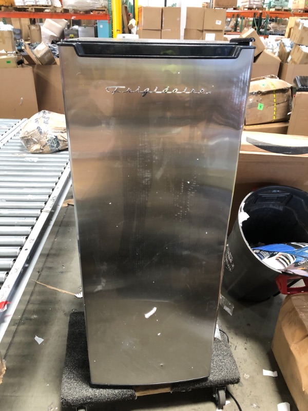 Photo 2 of ***PARTS ONLY*** Frigidaire EFRF696-AMZ Upright Freezer 6.5 cu ft Stainless Platinum Design Series 21.26 x 22.24 x 55.91 inches

