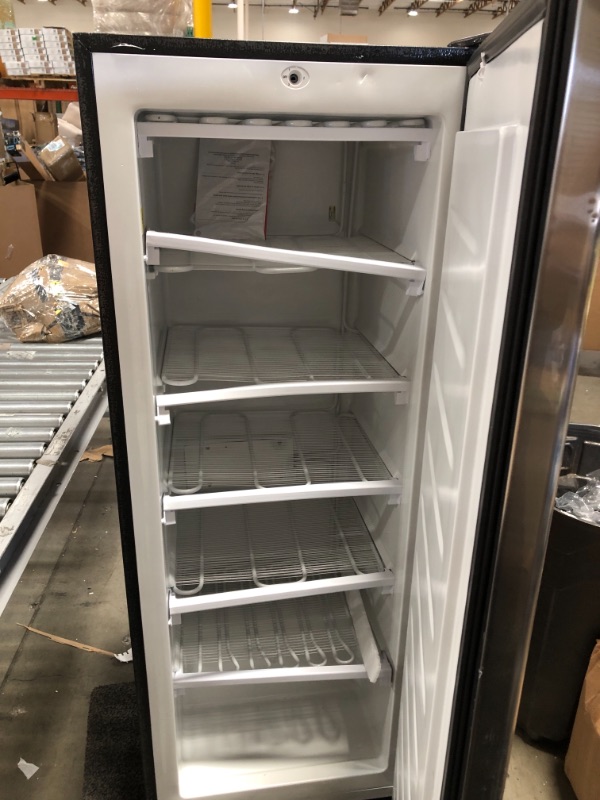 Photo 6 of ***PARTS ONLY*** Frigidaire EFRF696-AMZ Upright Freezer 6.5 cu ft Stainless Platinum Design Series 21.26 x 22.24 x 55.91 inches

