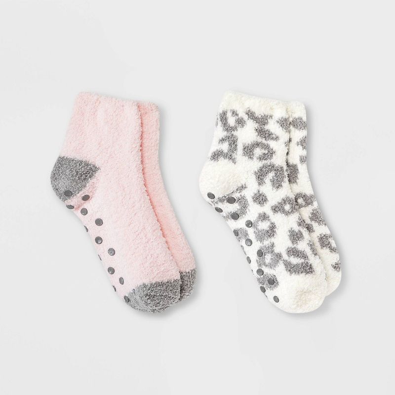 Photo 1 of Kids' 2pk Cozy Ankle Socks - Cat & Jack™SIZE M/L
12-SETS 