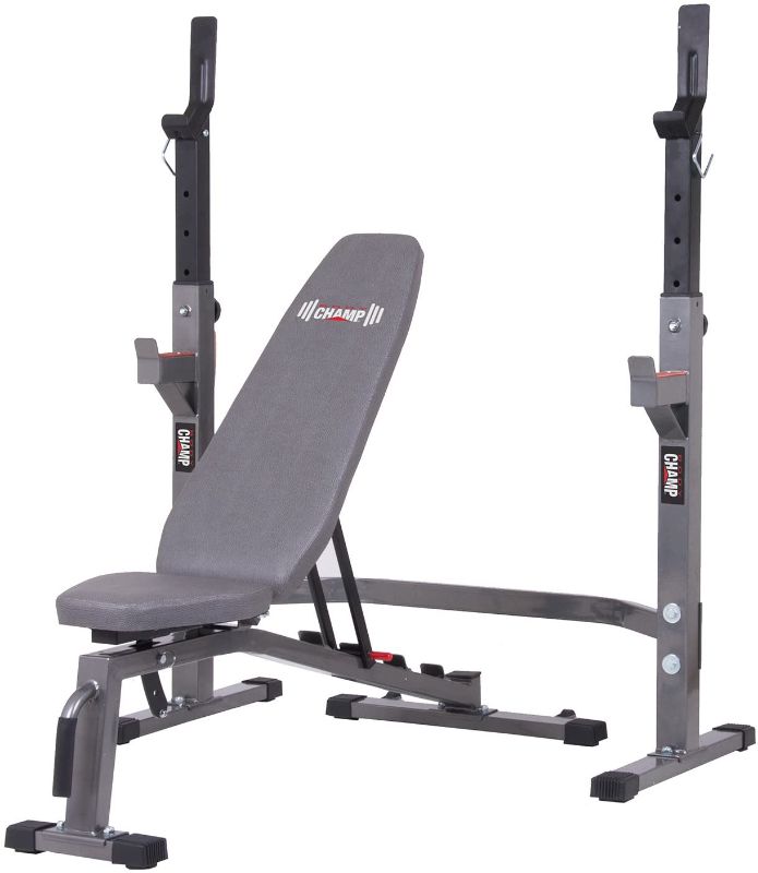 Photo 1 of ***PARTS ONLY*** Body Champ Olympic Weight Bench with Squat Rack Included, Two Piece Set