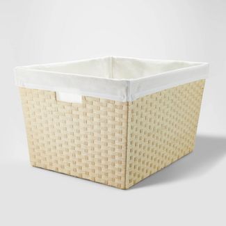 Photo 1 of 12" x 16" x 20" Lined Weave Laundry Basket - Brightroom™


