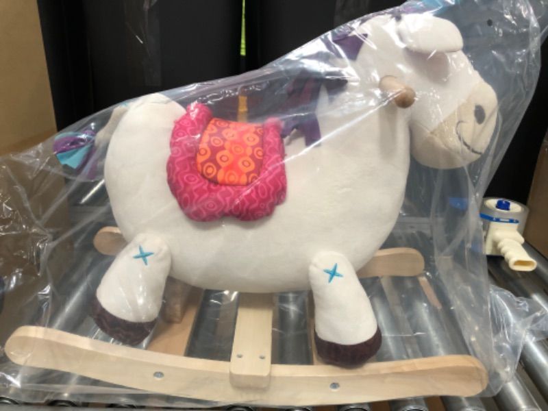 Photo 1 of B. toys Wooden Rocking Unicorn Rodeo Rockers - Dilly-Dally


