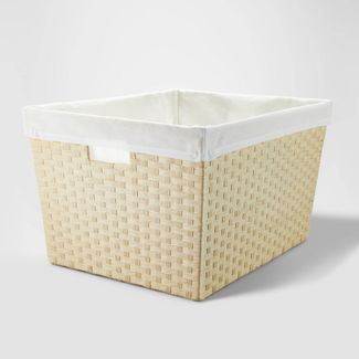 Photo 1 of 12" x 16" x 20" Lined Weave Laundry Basket - Brightroom™

