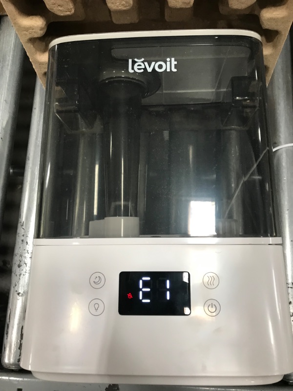 Photo 4 of LEVOIT Humidifiers for Bedroom Large Room Home, Smart Wifi Alexa Control, 6L Top Fill Cool Mist for Baby and Plants, Ultrasonic, Essential Oil Diffuser, Customized Humidity, Night Light, Quiet, Gray
