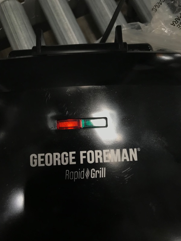 Photo 1 of George Foreman
Rapid Grill 80 sq. in. Black Removable Plate Electric Indoor Grill and Panini Press