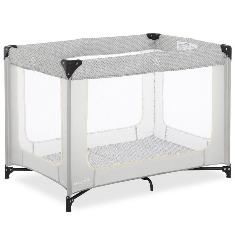 Photo 1 of Dream On Me Zoom Portable Playard in Light Grey

