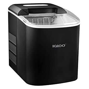 Photo 1 of Igloo Automatic Portable Electric Countertop Ice Maker Machine, 26 Pounds in 24 Hours, 9 Ice Cubes Ready in 7 minutes, With Ice Scoop and Basket, Perfect for Water Bottles, Mixed Drinks, Parties
