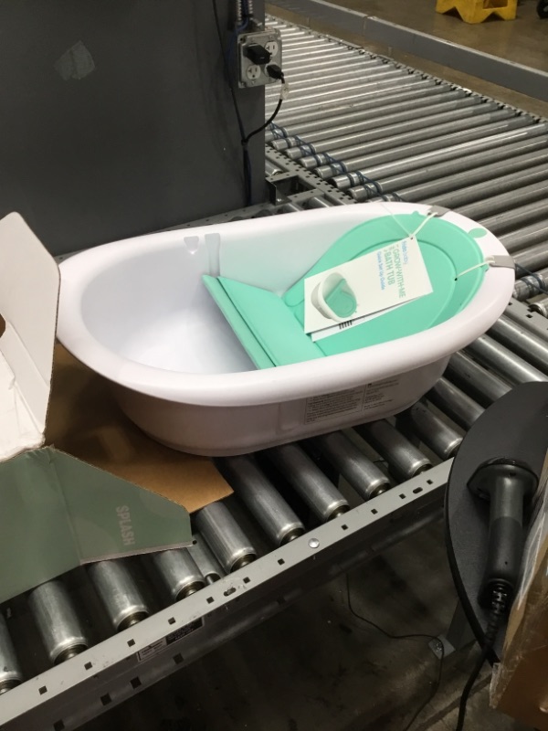 Photo 2 of 4-in-1 Grow-with-Me Bath Tub by Frida Baby Transforms Infant Bathtub to Toddler Bath Seat with Backrest for Assisted Sitting in Tub
