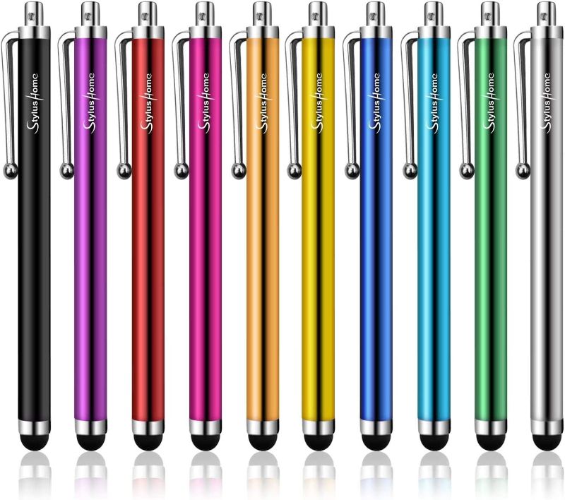 Photo 1 of *** 4 QTY PACKS ***Stylus Pens for Touch Screens,10 Pack Capacitive Touch Screen Stylus Compatible with iPad, iPhone, Tablets, Samsung, Kindle Touch All Universal Touch Screen Devices (10 Multicolor) BUNDLE 