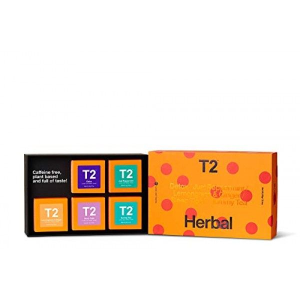 Photo 1 of *** EXP  04/2023 *** T2 Tea Five Herbal Mini Gift Cubes of Classic Loose Leaf Herbal Tea, 3.4 Ounce

